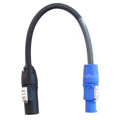 PowerCON TRUE1 to PowerCON In 0.25m Titanex Rubber Cable
