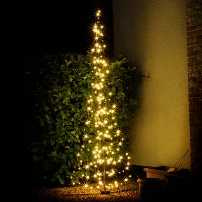Noma Christmas Starry Nights Floor Standing Tree (2M & 3M), 2m (with 200 LED)