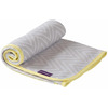 Image of Clevamama Fleece Blanket Crib/Moses White/Grey Chevron