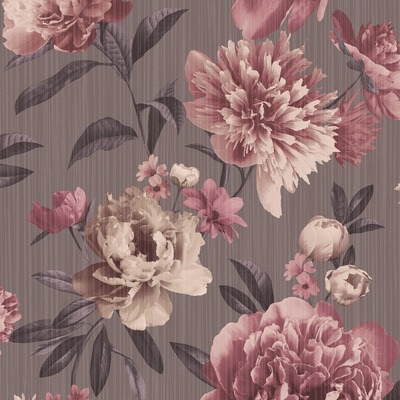 Valentina Big Bloom Wallpaper Mauve The Design Library 526851