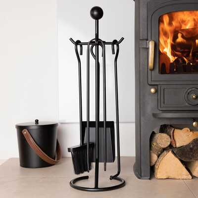 Snug Cedar Fireside Companion Set