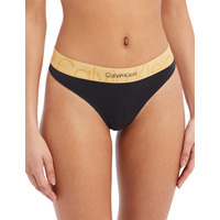 Image of Calvin Klein Embossed Icon Holiday Thong