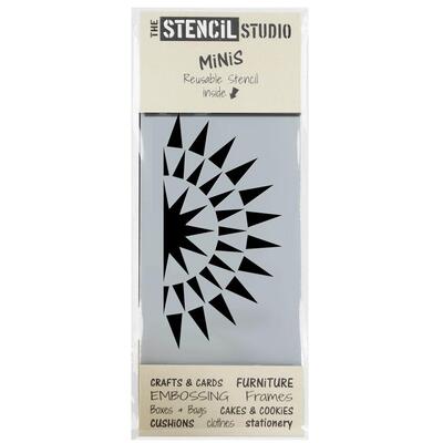 Stencil MiNiS - Blazing Star - 20% off 4+ - Sheet Size 20 x 8 cm