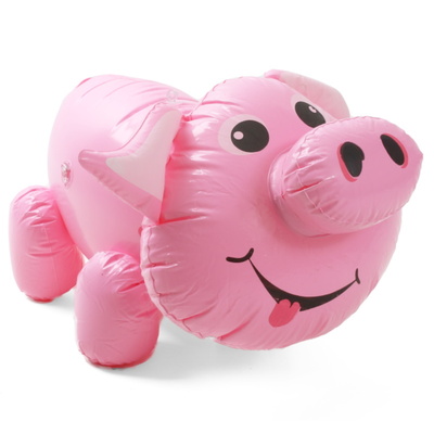 Giant 55cm Inflatable Farmyard Piggy Pig
