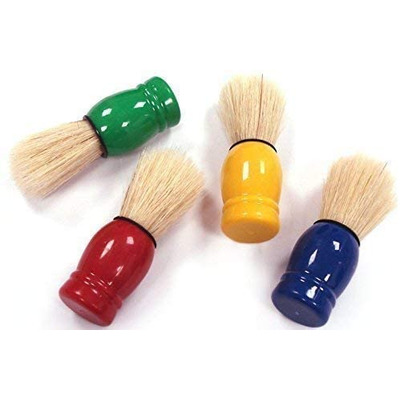 Pack Of FOUR Extra Short Chubby Paint Brushes