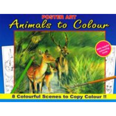 Advanced Animals To Colour Book - Deer - 1020