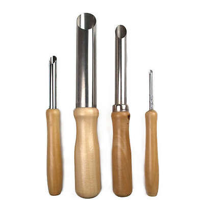 Pack of Four Round Hole Cutter Tools For Pottery Clay