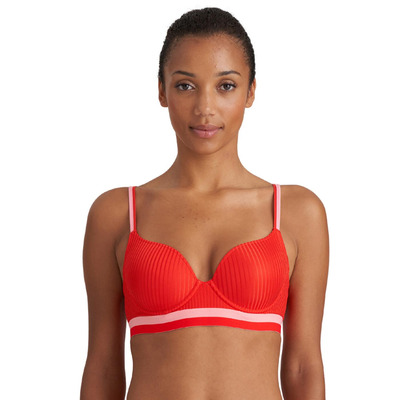 Marie Jo Jude Padded Heartshape Bra - Rouge - 34B
