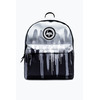 Hype Unisex Mono Gradient Drips Crest Backpack
