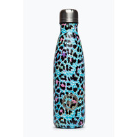 Image of Hype Unisex Blue Ice Leopard Crest Water Bottle - 500ML