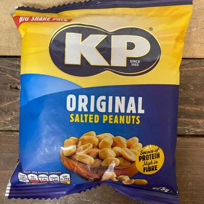 2x KP Original Salted Peanuts Big Share Packs (2x375g)