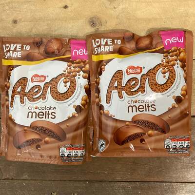 3x Aero Melts Milk Chocolate Sharing Bags (3x92g)