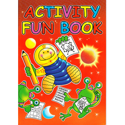 Children’s A4 40 Page Learning Activity Fun Colouring Books - 3205 - Red Cover