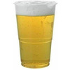 Clear Strong Reusable Plastic Half Pint Beer Drinking Glasses - 30