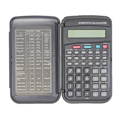Scientific 10 Digit Display Calculator With Cover Case GCSE Maths