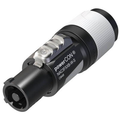 Neutrik NAC3FXXB-W-S PowerCON Power Out Connector 6-12mm