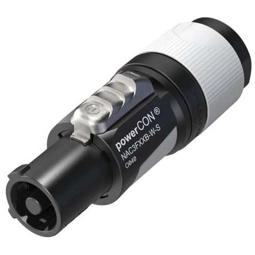 Neutrik NAC3FXXB-W-S PowerCON Power Out Connector 6-12mm