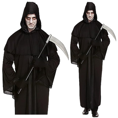 Adult Grim Reaper Death Halloween Fancy Dress Costume