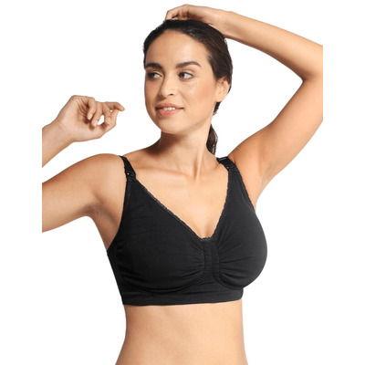 Carriwell Padded & Carri-Gel Nursing Bra - Black - M - 12
