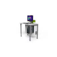 Image of Zioxi Single P1 Height Adjustable Computer Desk - 120W x 70D x 74>9