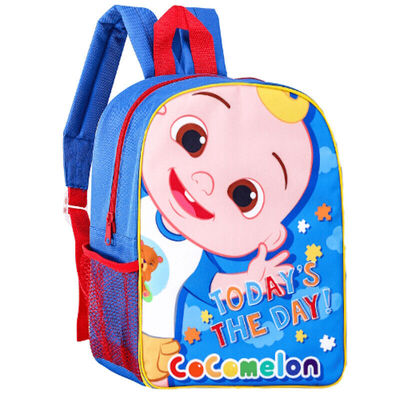 Boys Kids Blue Cocomelon Backpack School Rucksack Bag
