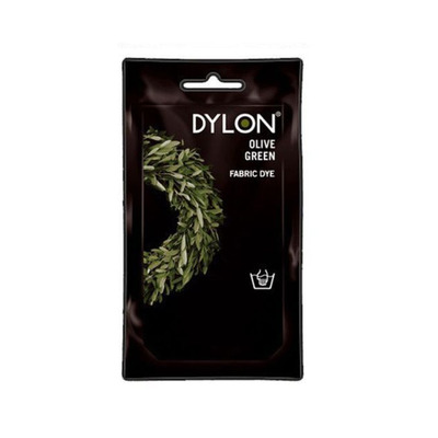 50g Dylon Hand Wash Fabric Dye Sachets - 17 Assorted Colours - OLIVE GREEN (50g)