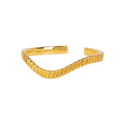 Bloom Gold Stacking Ring (adjustable)