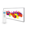 595x1195 New York Skyline Splash Image Nexus Wi-Fi Infrared Heating Panel 700W - Electric Wall Panel Heater