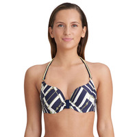 Marie Jo Saranji Padded Heart Shape Bikini Top – Majestic Blue – 32D