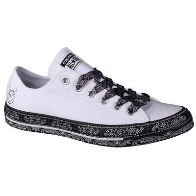 Converse Mens X Miley Cyrus Chuck Taylor All Star Shoes - White