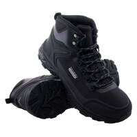 Image of Elbrus Black Eginter Mid Waterproof Mens Shoes - Black