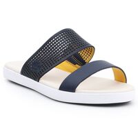 Image of Lacoste Womens Natoy Slide Slippers - Navy Blue