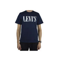 Image of Levi's Mens Relaxed Graphic Tee - Navy Blue