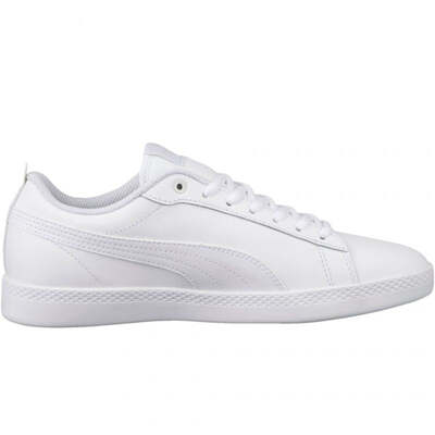Puma Womens Smash V2 LW Shoes - White