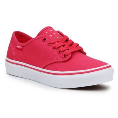 Vans Womens Camden Stripe Shoes - Red
