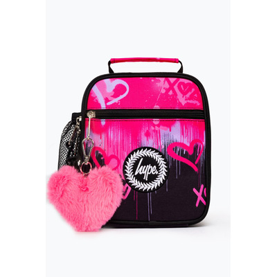Hype Pink Hearts Drip Lunch Box