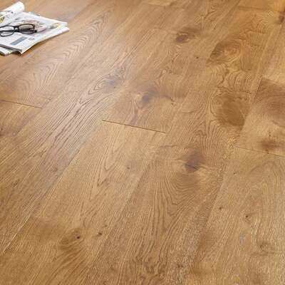 Lusso Catania Smoked Brushed & Lacquered Engineered Oak – Lusso