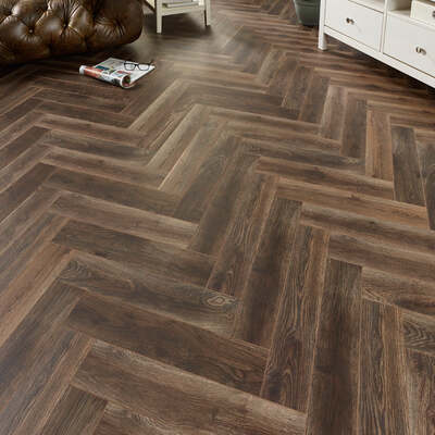 Lusso Siena Gothenburg Herringbone Laminate Flooring – Lusso