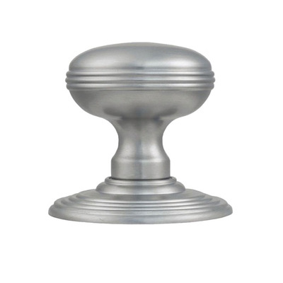 Carlisle Brass Delamain Ringed Concealed Fix Mortice Door Knob, Satin Chrome - DK39CSC (sold in pairs) SATIN CHROME