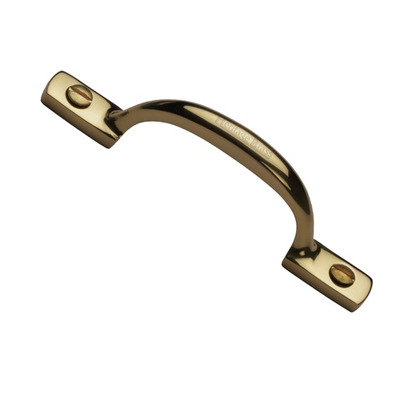 Heritage Brass Shaker Style Window/Cabinet Pull Handle (102mm OR 152mm), Polished Brass - V1090-PB POLISHED BRASS - 102mm
