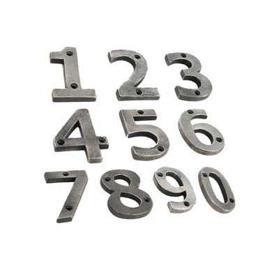 From The Anvil Numerals (0-9), Antique Pewter Finish - 83738 NUMERAL, ANTIQUE PEWTER FINISH - 7