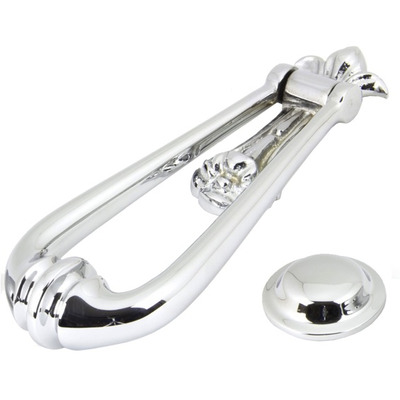 From The Anvil Loop Door Knocker, Polished Chrome - 90018 POLISHED CHROME