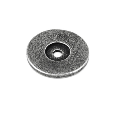 Finesse Flat Recessed Backing Plate (30mm Diameter) Pewter - PBP015 PEWTER - 30mm DIAMETER