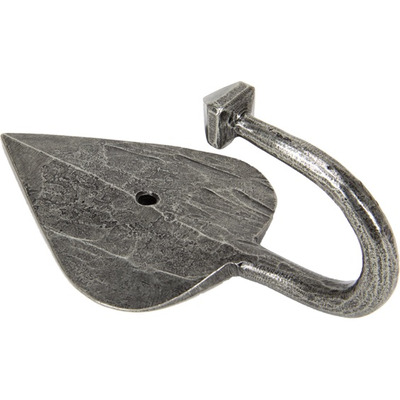 From The Anvil Shropshire Coat Hook, Pewter - 45233 PEWTER