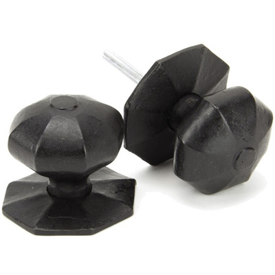 From The Anvil Large Octagonal Mortice/Rim Knob Set, External Beeswax - 91499 (sold in pairs) EXTERNAL BEESWAX