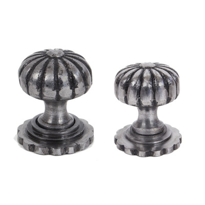 From The Anvil Flower Cabinet Knob (32mm Or 38mm), Pewter - 83508 SMALL - 32mm