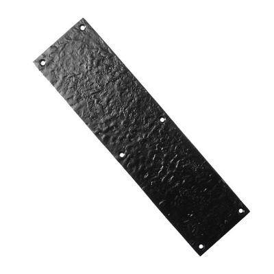 Zoo Hardware Foxcote Foundries Finger Plate (76mm x 292mm), Black Antique - FF75 BLACK ANTIQUE