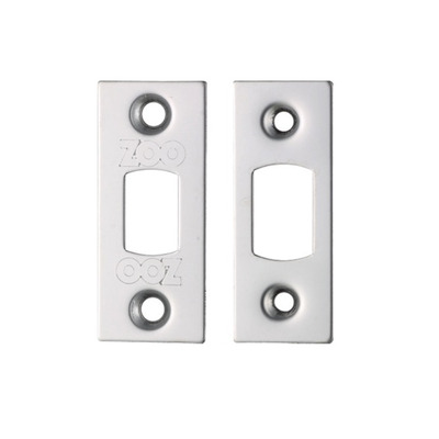 Zoo Hardware Face Plate And Strike Plate Accessory Pack, Polished Stainless Steel - ZLAP02PSS POLISHED STAINLESS STEEL