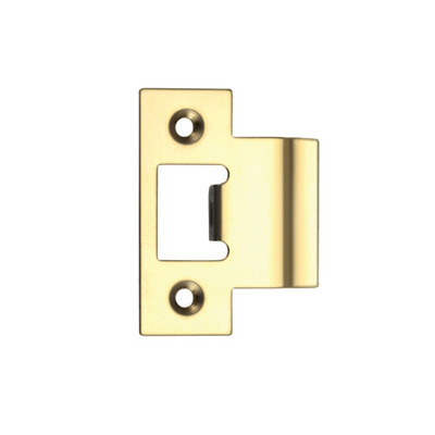 Zoo Hardware Spare Extended Tongue Strike Plate Accessory, PVD Stainless Brass - ZLAP06PVD PVD STAINLESS BRASS