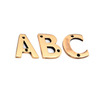 From The Anvil Letters (A-Z), Polished Bronze Finish - 92031A POLISHED BRONZE FINISH LETTERS - W